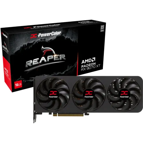 PowerColor Reaper AMD Radeon RX 9070 16GB GDDR6 650W Graphics Card